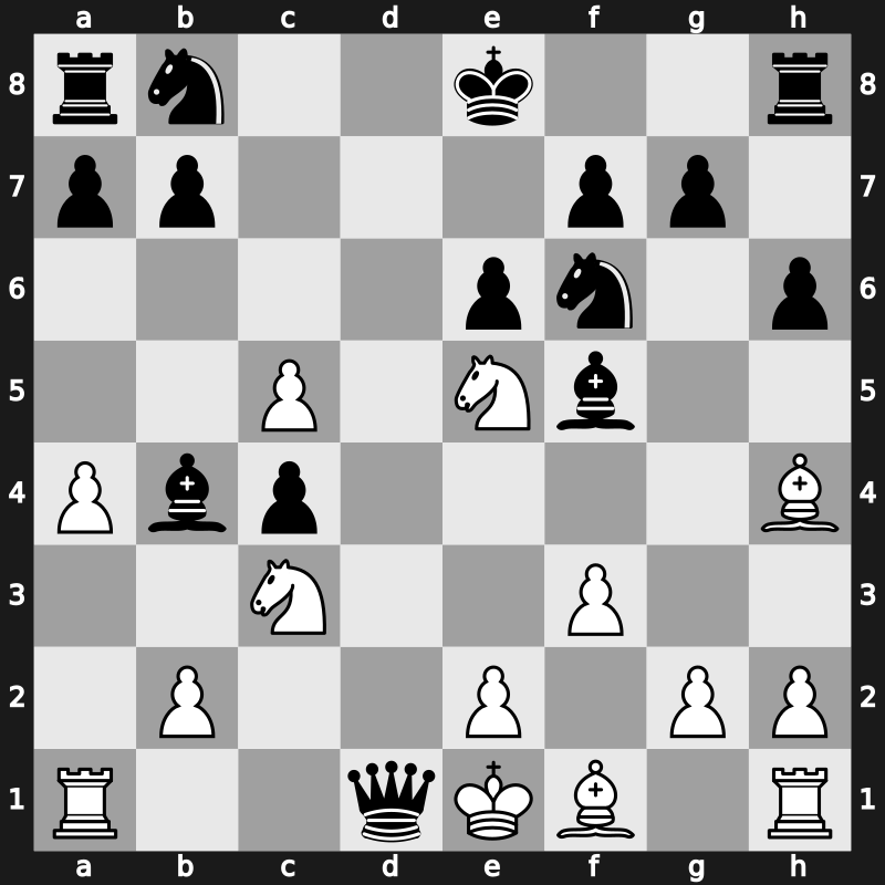 Biel Interzonal 1993 – Round 1 – Lautier, Joel – 1-0 – Barua, Dibyendu – G5