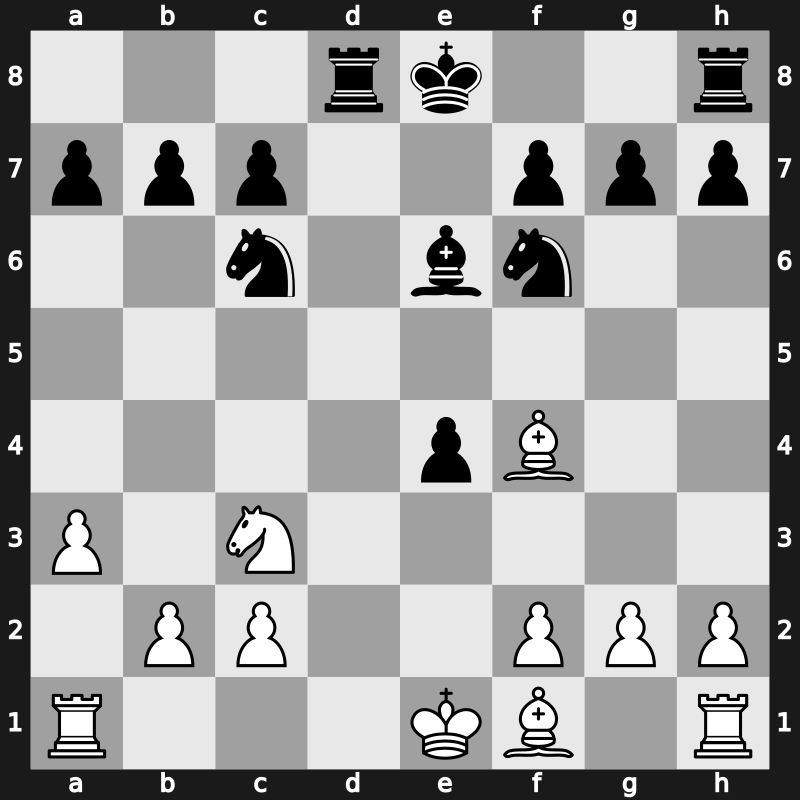 Interpolis 1993 – Round 1.1 – Bronstein, David Ionovich – 1/2-1/2 – Vaganian, Rafael A – G68