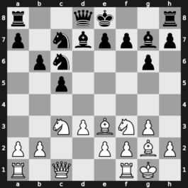 Linares 1993 – Round 1 – Illescas Cordoba, Miguel – 1/2-1/2 – Ljubojevic, Ljubomir – G7