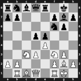 Madrid 1993 – Round 1 – Kramnik, Vladimir – 1-0 – Polgar, Judit – G7