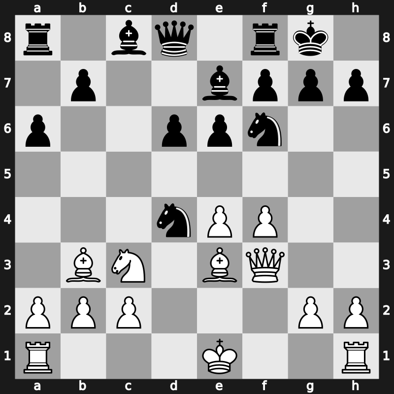 PCA-World Championship 1993 – Round 12 – Short, Nigel D – 1/2-1/2 – Kasparov, Garry – G9