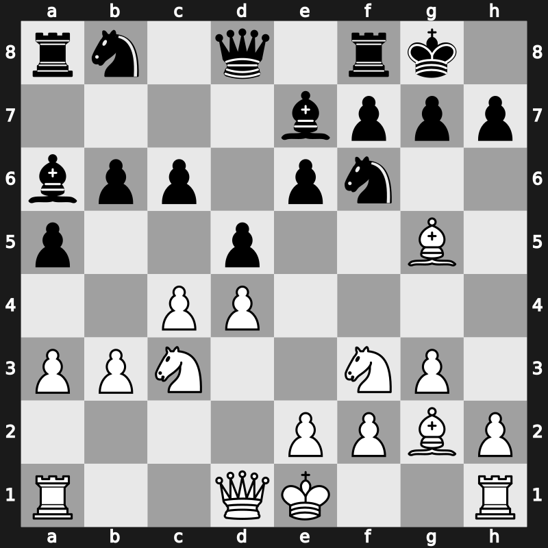 Linares 1992 – Round 13 – Karpov, Anatoly – 1/2-1/2 – Jussupow, Artur – G49