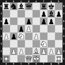 Roquebrune rapid 1992 – Round 11 – Polugaevsky, Lev – 0-1 – Adams, Michael – G35