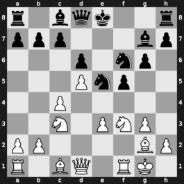Roquebrune rapid 1992 – Round 13 – Anand, Viswanathan – 0-1 – Ljubojevic, Ljubomir – G40