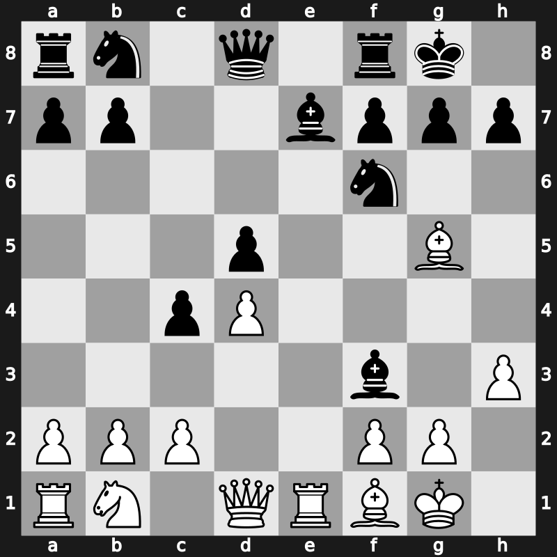 Interpolis 1991 – Round 2 – Kasparov, Garry – 1-0 – Korchnoi, Viktor – G8