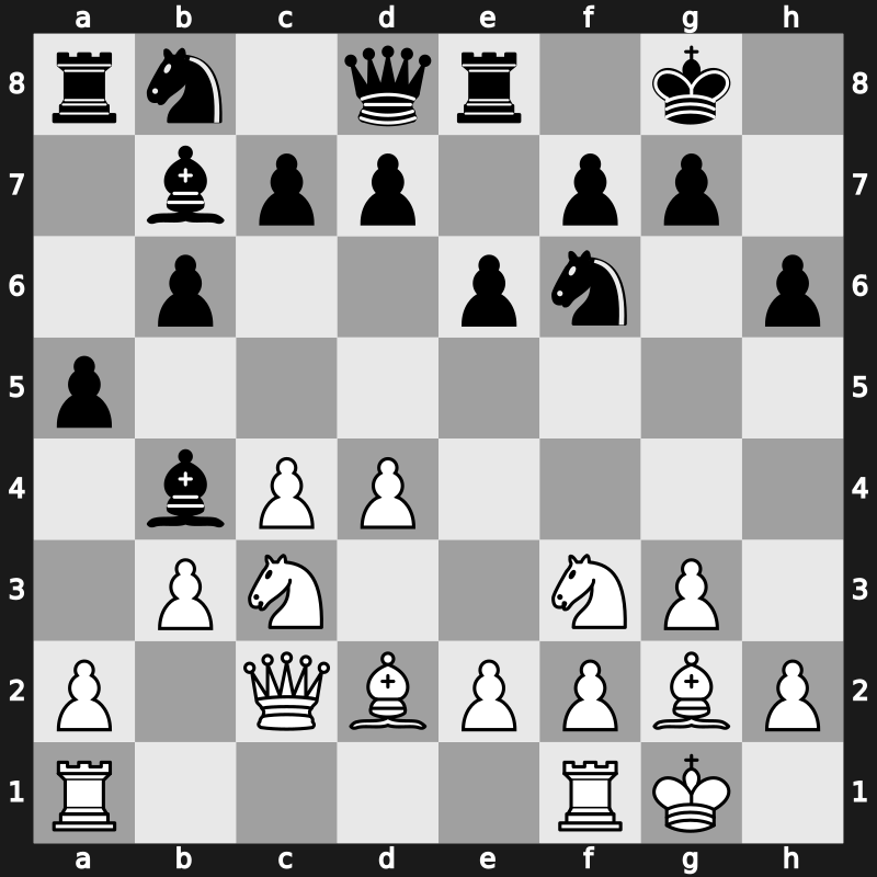 Interpolis 1991 – Round 13 – Karpov, Anatoly – 1-0 – Anand, Viswanathan – G38