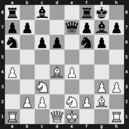 Linares 1991 – Round 7 – Ivanchuk, Vasyl – 1/2-1/2 – Ehlvest, Jaan – G28