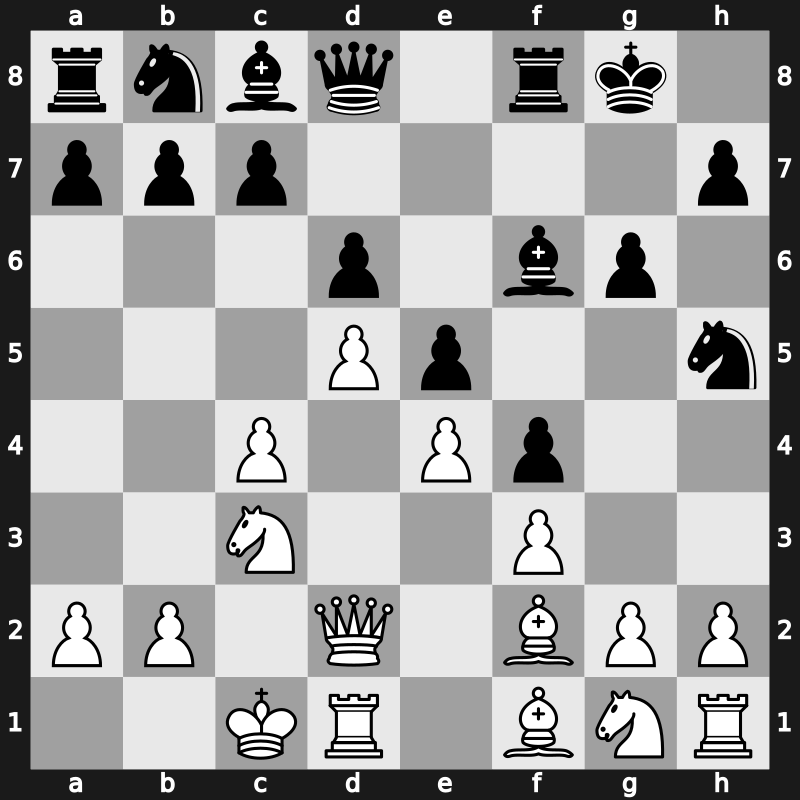 Linares 1991 – Round 11 – Ivanchuk, Vasyl – 1-0 – Gurevich, Mikhail – G44