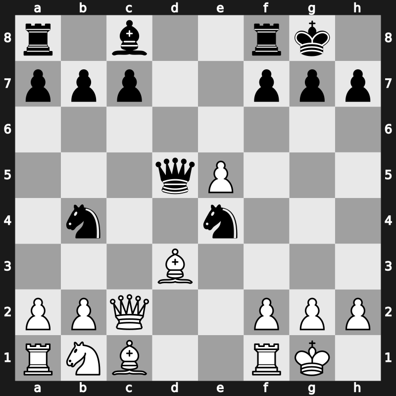 Linares 1991 – Round 11 – Kasparov, Garry – 1/2-1/2 – Anand, Viswanathan – G46
