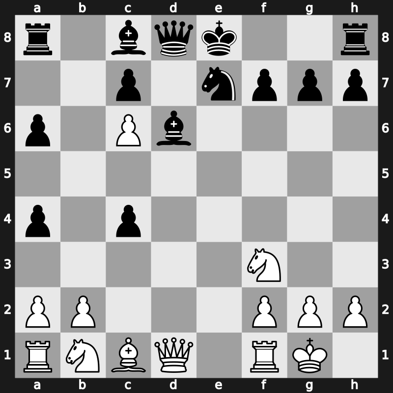 Paris Immopar rapid 1991 – Round 3 – Kasparov, Garry – 1-0 – Bareev, Evgeny – G16