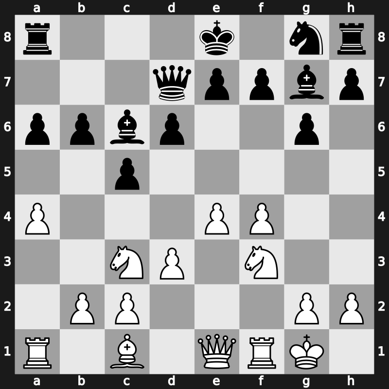 World Cup 1991 – Round 5 – Ljubojevic, Ljubomir – 1-0 – Portisch, Lajos – G36