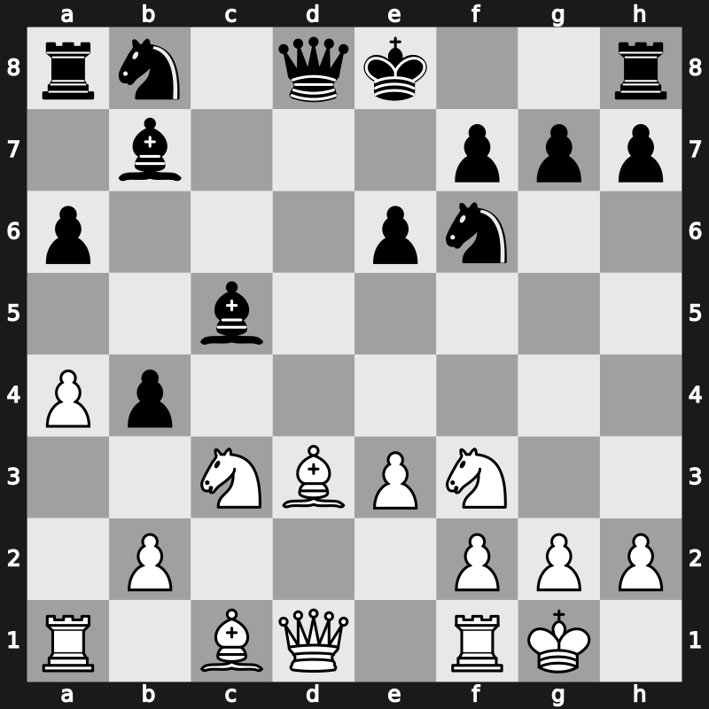 World Cup 1991 – Round 8 – Hjartarson, Johann – 0-1 – Ehlvest, Jaan – G56