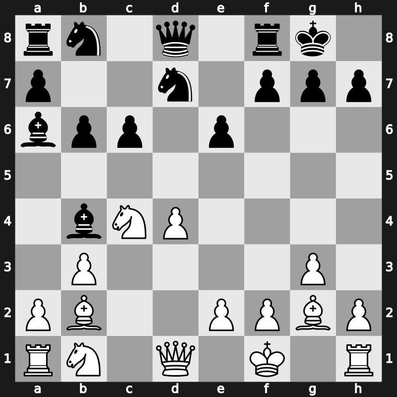 Candidats final 1990 – Round 8 – Karpov, Anatoly – 1-0 – Timman, Jan H – G8