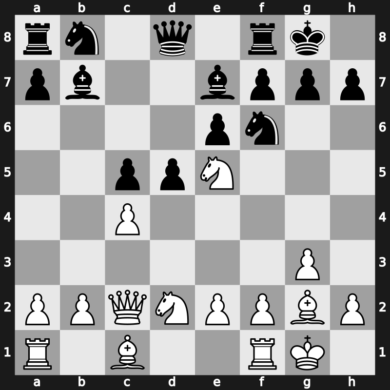 Interpolis 1990 – Round 6 – Timman, Jan H – 0-1 – Ivanchuk, Vasyl – G19