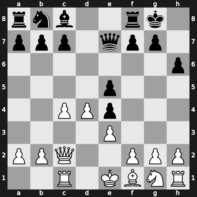 Interpolis 1990 – Round 11 – Timman, Jan H – 1/2-1/2 – Andersson, Ulf 1949 – G33