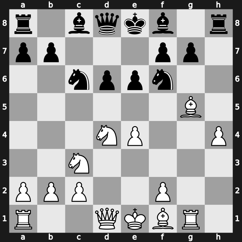 Novi Sad olm 1990 – Round 1 – Yudasin, Leonid – 1-0 – Gruenberg, Hans-Ulrich – G6
