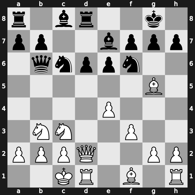 Novi Sad olm 1990 – Round 3 – Garbett, Paul Anthony – 0-1 – Korchnoi, Viktor – G23