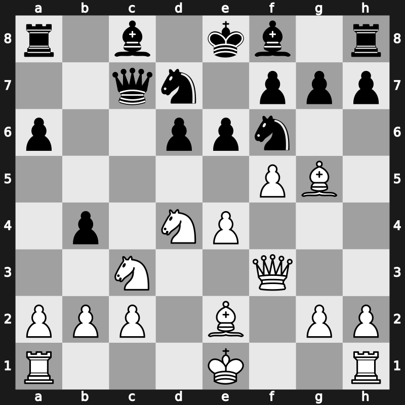 Novi Sad olm 1990 – Round 4 – Ljubojevic, Ljubomir – 1/2-1/2 – Gelfand, Boris – G27