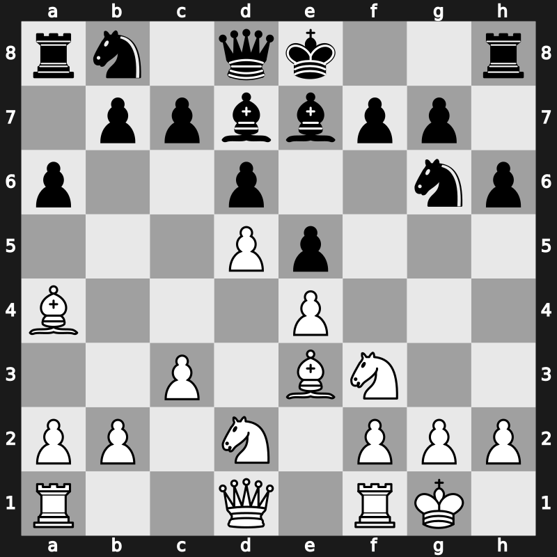 Novi Sad olm 1990 – Round 12 – Yudasin, Leonid – 1-0 – Adan Castro, Oliver Isaac – G85