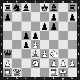 Novi Sad olm 1990 – Round 14 – Klinger, Jacquelin – 0-1 – Granda Zuniga, Julio E – G97