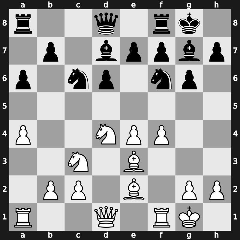 Interpolis 1989 – Round 12 – Sax, Gyula – 1/2-1/2 – Ljubojevic, Ljubomir – G42
