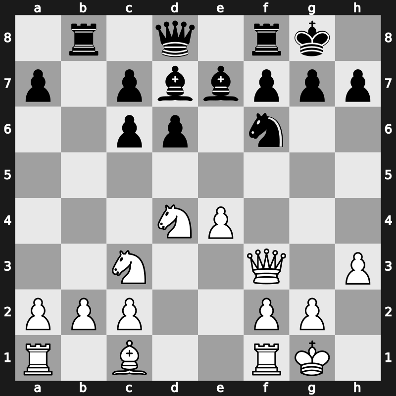 World Cup 1989 – Round 6 – Short, Nigel D – 1/2-1/2 – Portisch, Lajos – G57