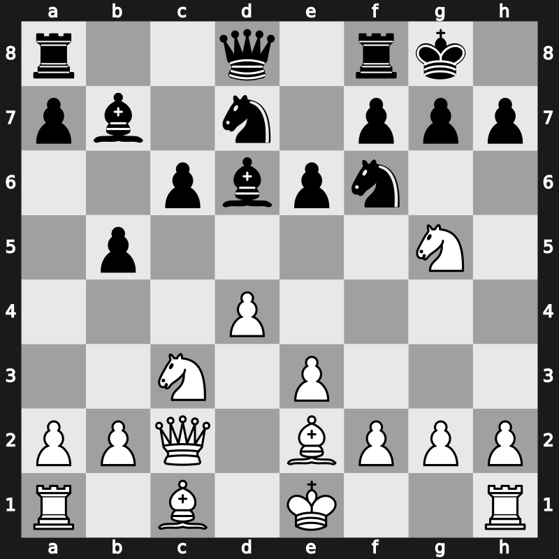 World Cup 1989 – Round 1 – Speelman, Jon S – 1/2-1/2 – Ribli, Zoltan – G11