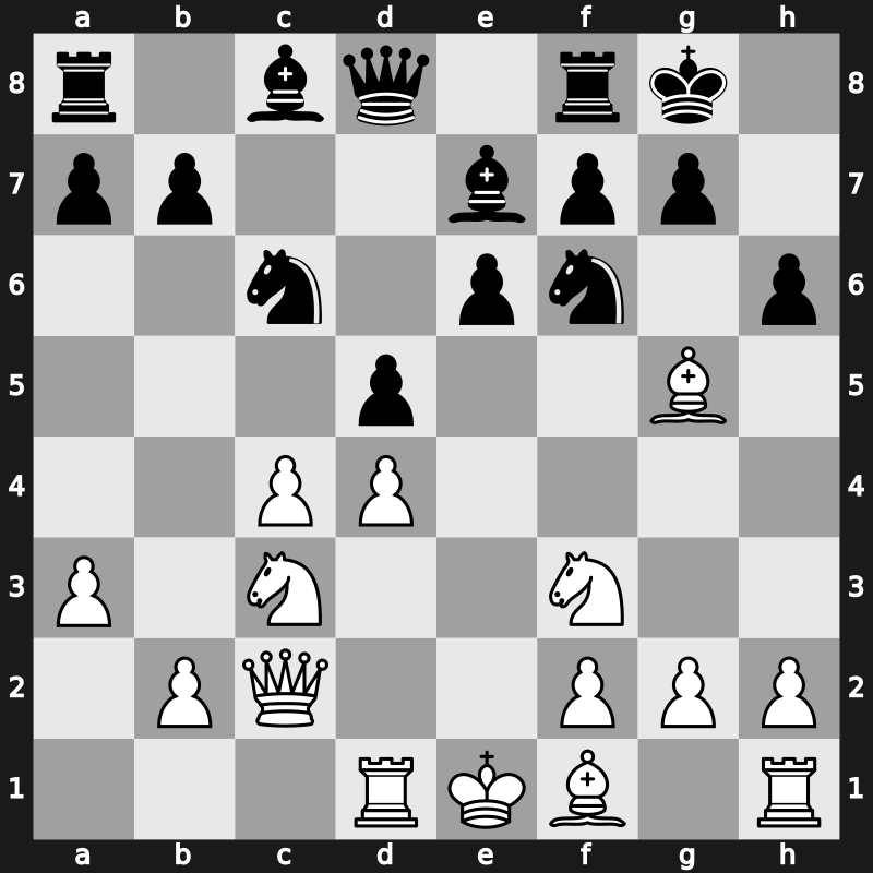 World Cup 1989 – Round ? – Korchnoi, Viktor – 1/2-1/2 – Short, Nigel D – G107