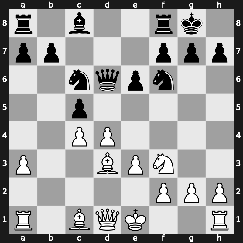 Hastings8899 1988 – Round 1 – Korchnoi, Viktor – 1/2-1/2 – Smyslov, Vassily – G3