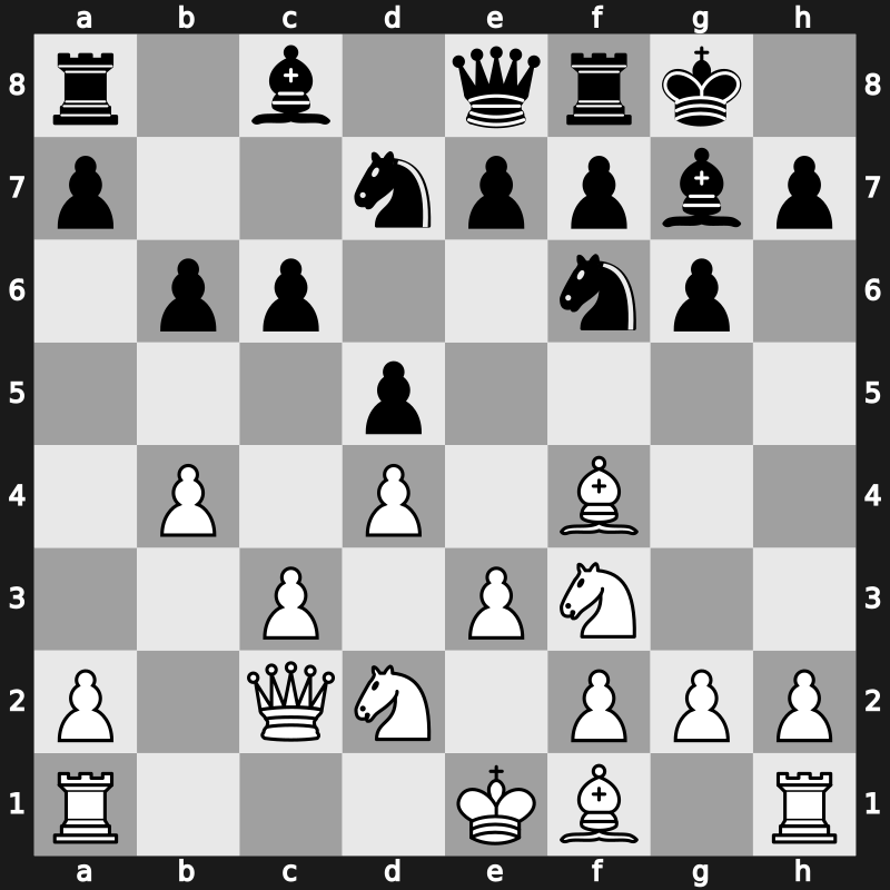 Madrid rapid 1988 – Round 2 – Chernin, Alexander – 1/2-1/2 – Korchnoi, Viktor – G10