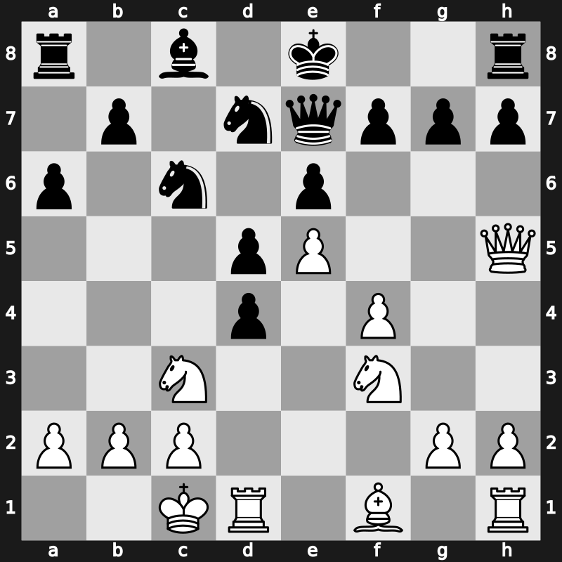 Thessaloniki olm 1988 – Round 5 – Alvarez Mateo, Roberto – 0-1 – Korchnoi, Viktor – G45