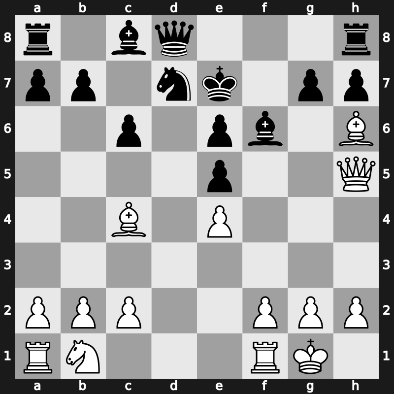 Thessaloniki olm 1988 – Round 8 – Wittmann, Walter – 1/2-1/2 – Granda Zuniga, Julio E – G69