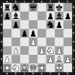 Thessaloniki olm 1988 – Round 12 – Korchnoi, Viktor – 1/2-1/2 – Nogueiras Santiago, Jesus – G109