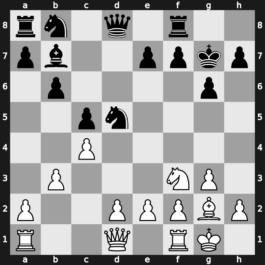 World Cup 1988 – Round 1 – Andersson, Ulf 1949 – 1/2-1/2 – Tal, Mikhail – G100