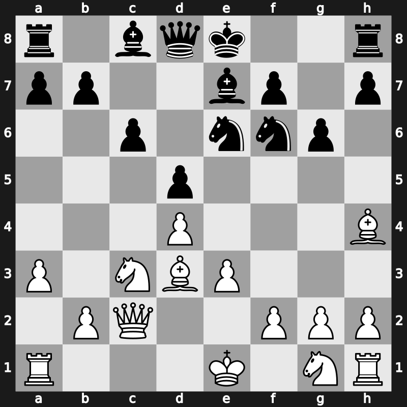 World Cup 1988 – Round 1 – Nogueiras Santiago, Jesus – 1/2-1/2 – Ljubojevic, Ljubomir – G23