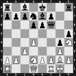Belgrade 1987 – Round 1 – Salov, Valery – 1/2-1/2 – Nikolic, Predrag – G20