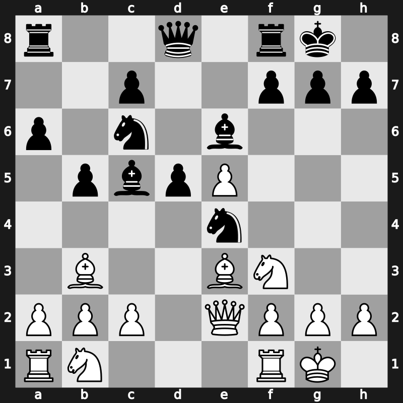 Brussels 1987 – Round 1 – Tal, Mikhail – 1/2-1/2 – Korchnoi, Viktor – G27