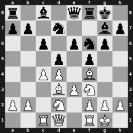 Brussels blitz 1987 – Round 1 – De La Torre Rodriguez, Elizabeth – 1-0 – Korchnoi, Viktor – G22