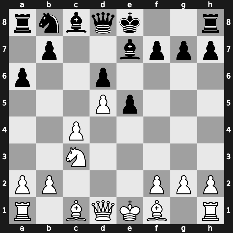 Brussels blitz 1987 – Round 1 – Short, Nigel D – 1/2-1/2 – Van der Wiel, John T.H. – G64