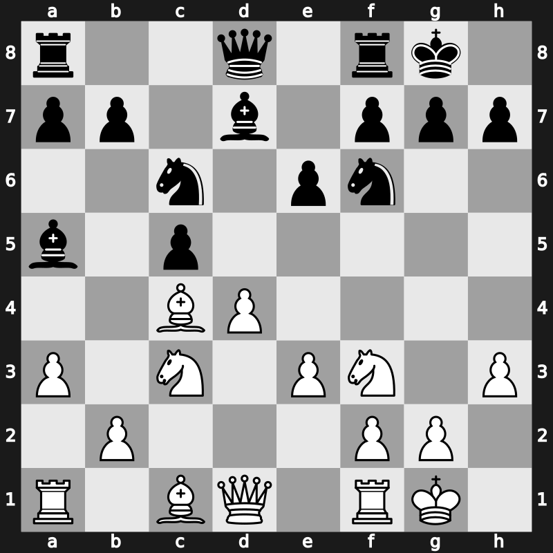 Interpolis 1987 – Round ? – Korchnoi, Viktor – 1-0 – Ljubojevic, Ljubomir – G34