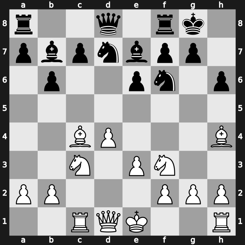 Reykjavik 1987 – Round 1 – Portisch, Lajos – 1-0 – Hjartarson, Johann – G18