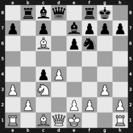 Szirak Interzonal 1987 – Round 17 – Andersson, Ulf 1949 – 1/2-1/2 – Benjamin, Joel – G31