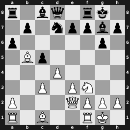 Bugojno 1986 – Round 2 – Portisch, Lajos – 1/2-1/2 – Miles, Anthony J – G14