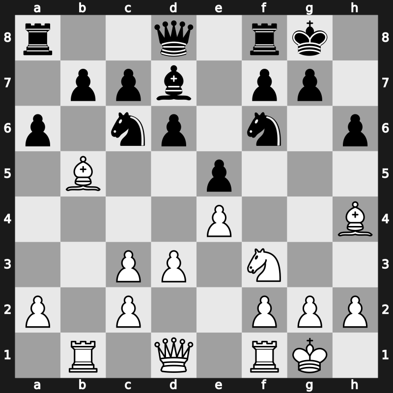 Bugojno 1986 – Round ? – Spassky, Boris V. – 1/2-1/2 – Portisch, Lajos – G64