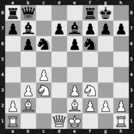 SWIFT 1986 – Round 1 – Korchnoi, Viktor – 1/2-1/2 – Karpov, Anatoly – G35