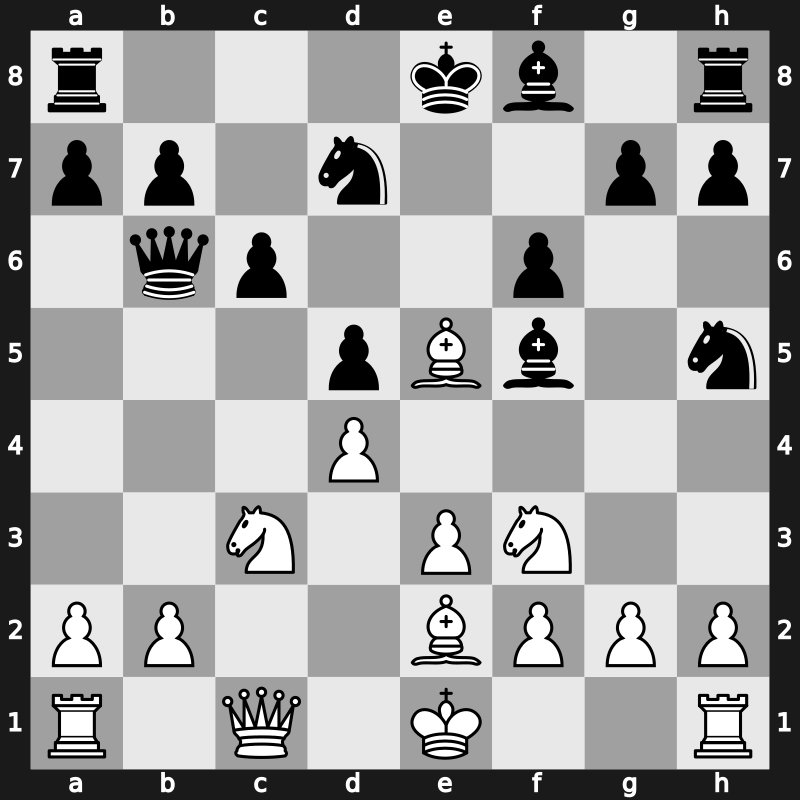 Biel Interzonal 1985 – Round 15 – Quinteros, Miguel Angel – 1/2-1/2 – Ljubojevic, Ljubomir – G43