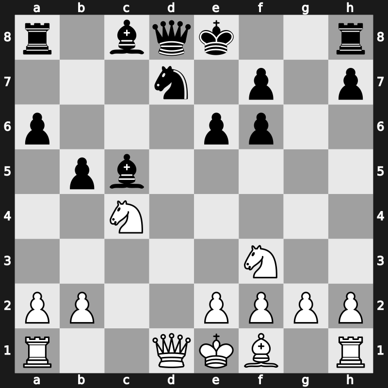 Candidats Tournament 1985 – Round 7 – Smyslov, Vassily – 0-1 – Nogueiras Santiago, Jesus – G39
