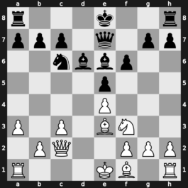 Candidats Tournament 1985 – Round 15 – Korchnoi, Viktor – 1/2-1/2 – Chernin, Alexander – G90