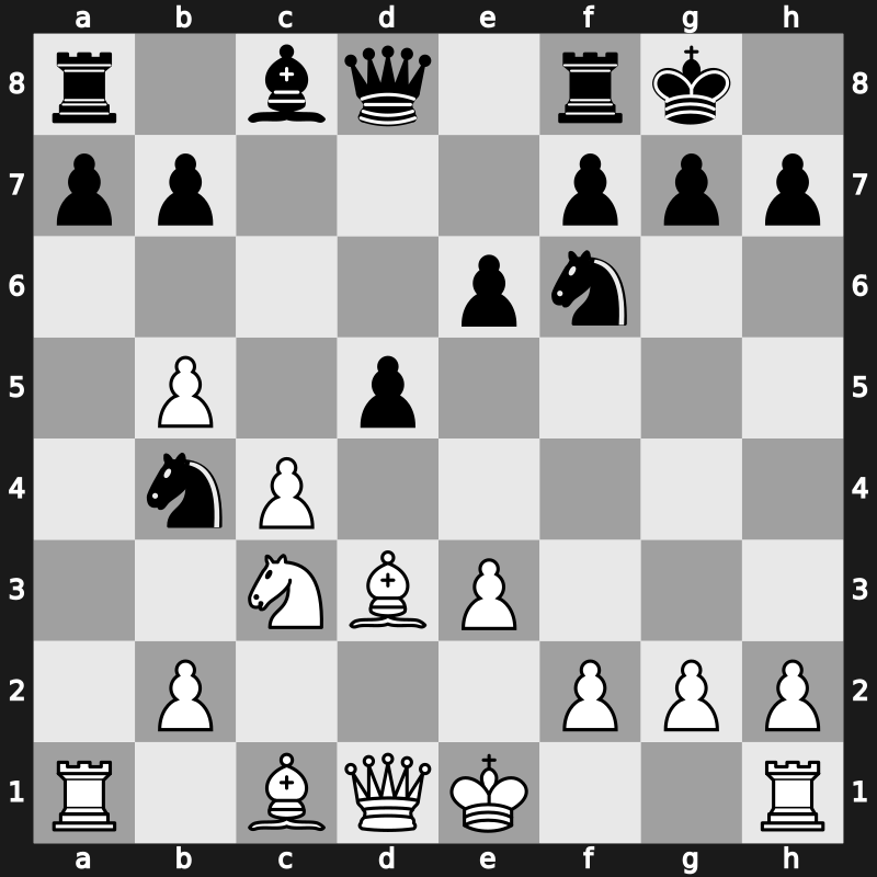 Interpolis 1985 – Round 1 – Huebner, Robert – 1/2-1/2 – Polugaevsky, Lev – G7