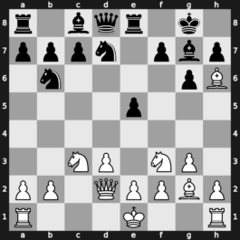 Linares 1985 – Round 1 – Adorjan, Andras – 1/2-1/2 – Vaganian, Rafael A – G7